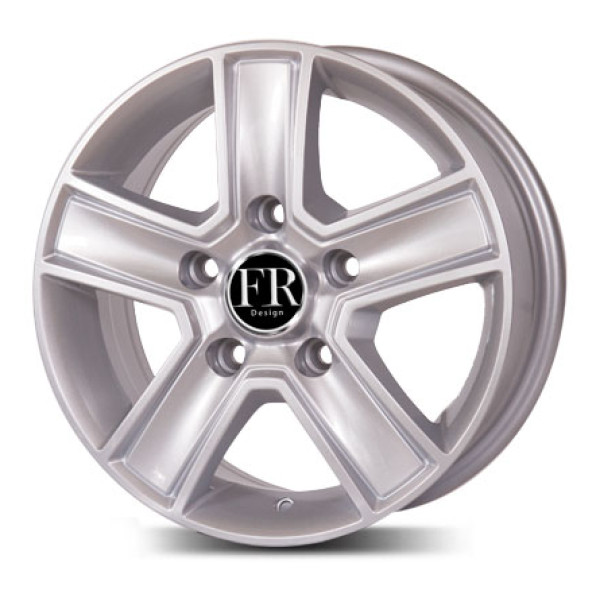 Диск FR Replica 16X6.5 5/130 ET60 D78.1 FT BK 473 Silver (без крепежа)