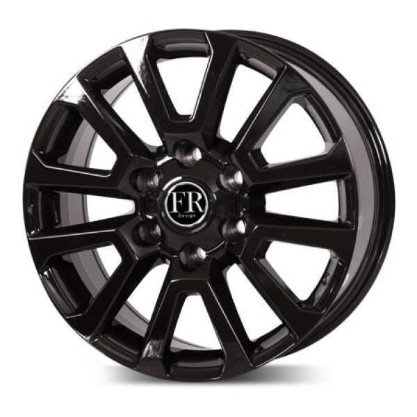 Диск FR Replica TY182 7.5x18/6x139.7 D25 ET106.2 Black (без крепежа)