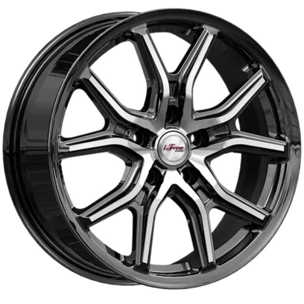 iFree 6,5x17/5x108 ET33 D60,1 Страйк (КС1080) Блэк Джек
