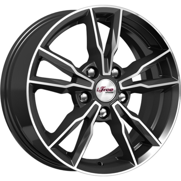 iFree 6,5x16/5x108 ET50 D63,35 Икигай (КС865) Блэк Джек