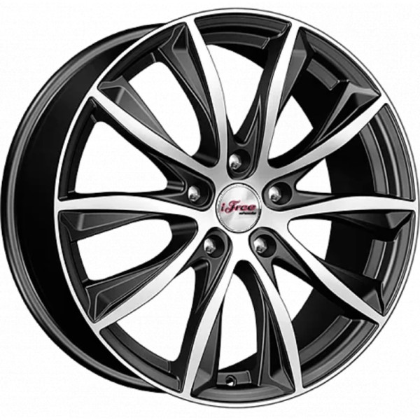iFree 7,5x18/5x114,3 ET35 D67,1 Каzантип (КС684М) Блэк Джек