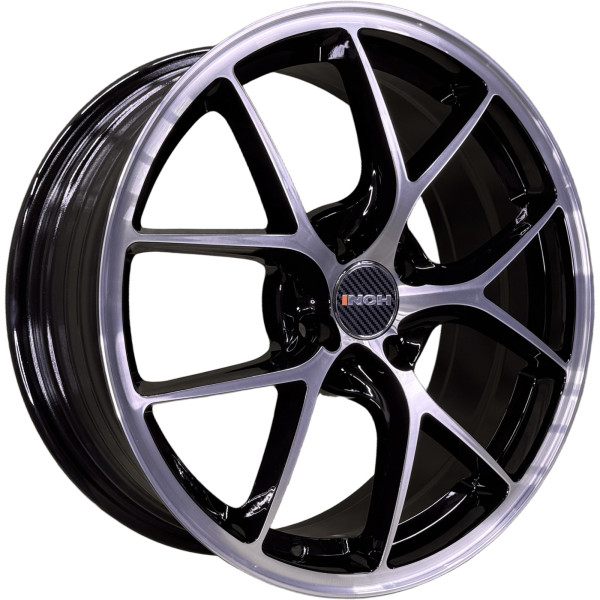 INCH 7x17/5x108 ET45 D60,1 FA8538 Gloss Black Machined Face (ZJH) FlowForming