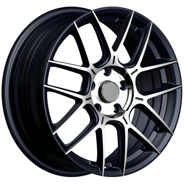 INCH 7x17/5x100 ET48 D56,1 FA8541 Gloss Black Machined Face (ZJH) FlowForming