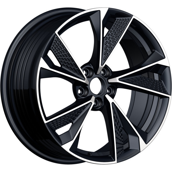 INCH 8x18/5x112 ET26 D66,56 ULF-R39P Gloss Black Machined Face (ZJH) FlowForming