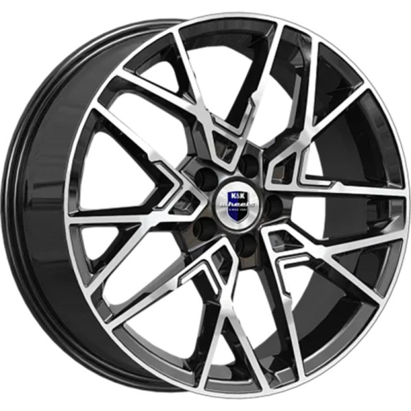 K&K 7x18/5x108 ET33 D60,1 Вудроф (КС1044) Алмаз черный