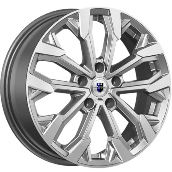 K&K 6,5x17/5x105 ET38 D56,6 Морейн (КС1046) Дарк платинум