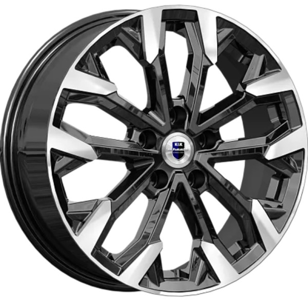 K&K 6,5x17/5x108 ET33 D60,1 Морейн (КС1046) Алмаз черный