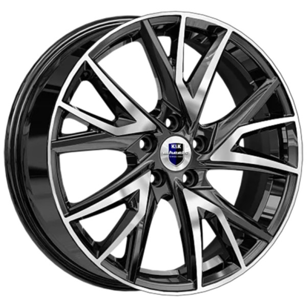 K&K 6,5x18/5x112 ET43 D66,6 Кайлас (КС1054) Алмаз черный