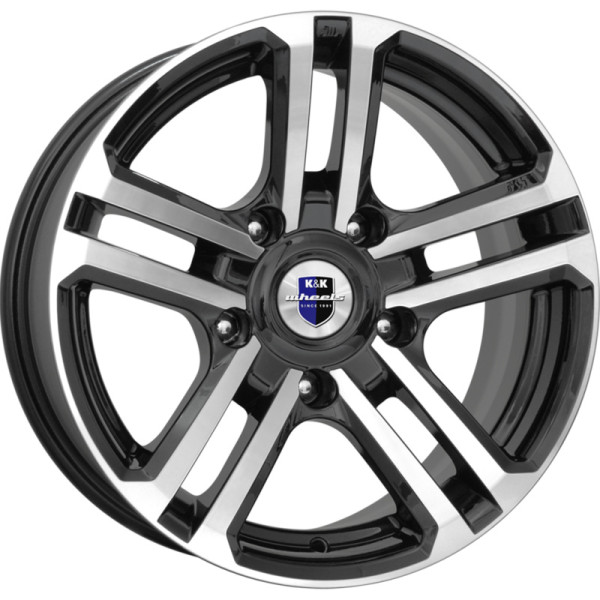 K&K 7x16/5x139,7 ET30 D98 Палладика (КС591М) Алмаз черный