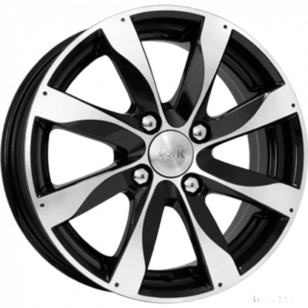 K&K 6x15/4x100 ET45 D67,1 Джемини (КС617) Алмаз черный