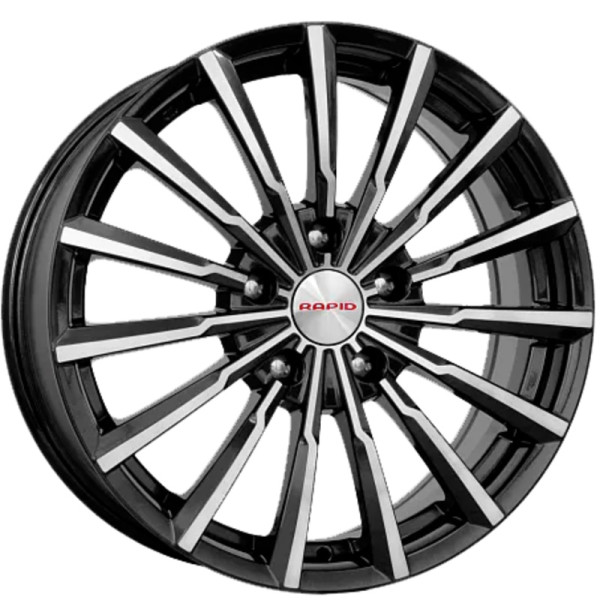 K&K 5,5x14/4x100 ET43 D60,1 Акцент-оригинал (КС641) Алмаз черный