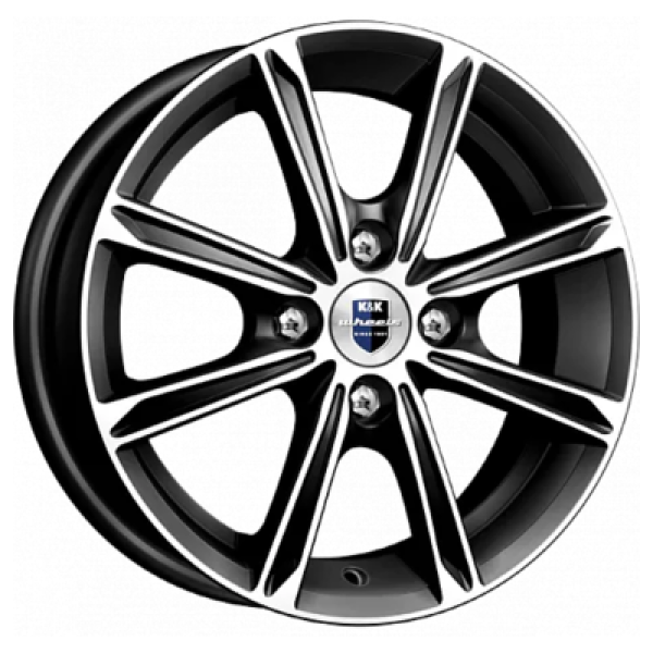 K&K 5x14/4x98 ET35 D58,5 Флэш (КС698) Алмаз черный