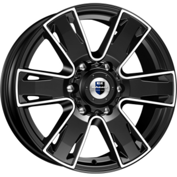 K&K 7x17/6x139,7 ET38 D100,1 Севенна-оригинал (КС726) Алмаз черный