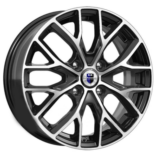 K&K 6x16/4x100 ET50 D60,1 Лилиом-оригинал (КС891) Алмаз черный