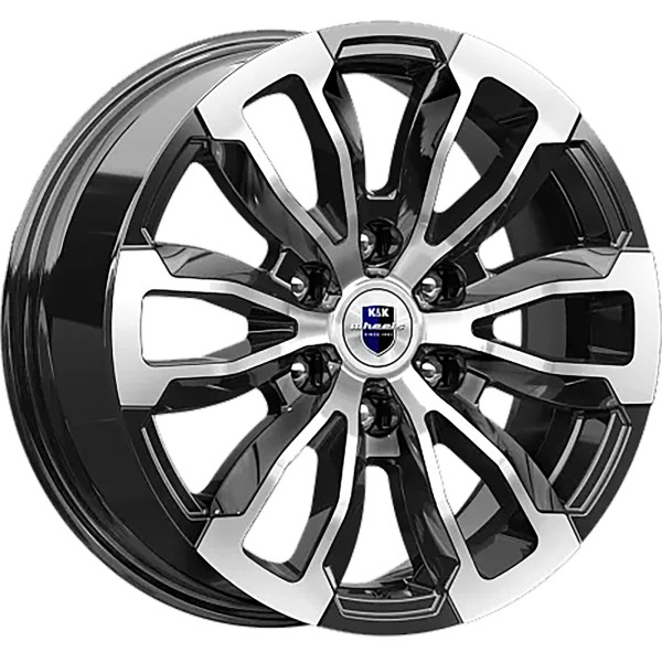 K&K 7,5x18/6x139,7 ET25 D106,1 Меконг (КС959) Алмаз черный