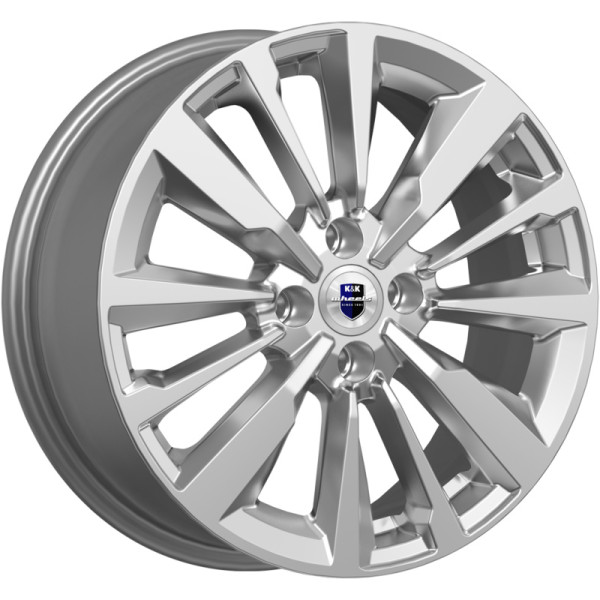 K&K 6,5x16/4x100 ET37 D60,1 Эрман (КС997) Дарк платинум
