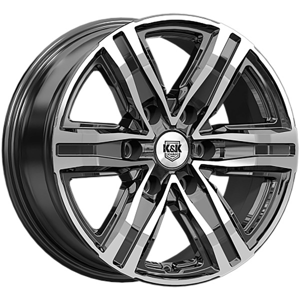 K&K 7,5x17/6x139,7 ET30 D106,1 R8 (КС1174) Алмаз черный