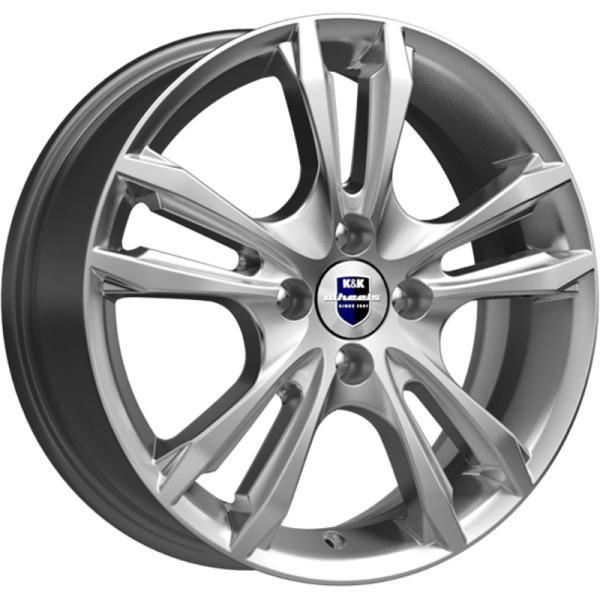 K&K 6x16/4x100 ET41 D60,1 Samara-оригинал (КС866) Сильвер SK