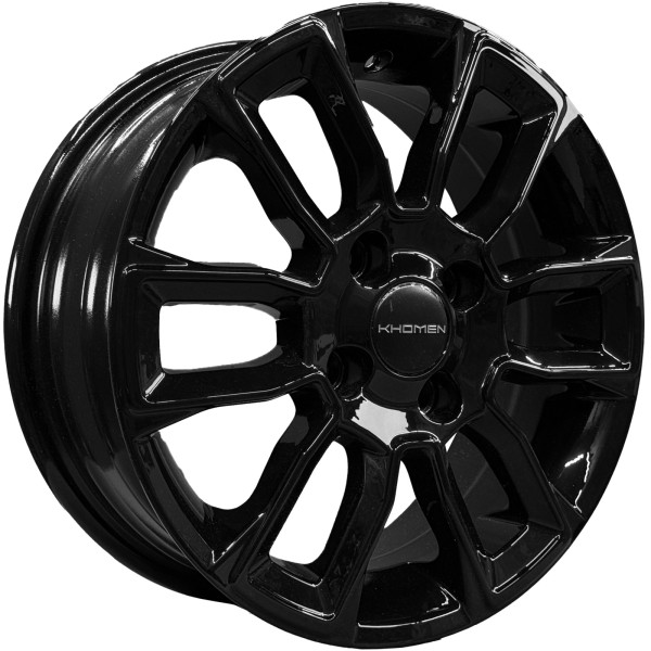 Khomen Wheels 5,5x14/4x98 ET35 D58,5 KHW1406 (Lada Granta) Black