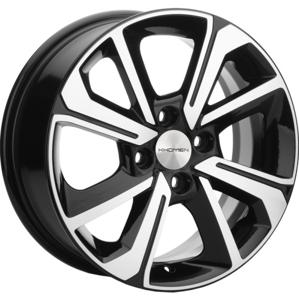 Khomen Wheels 6x15/4x98 ET36 D58,6 KHW1501 (Lada Granta) Black-FP