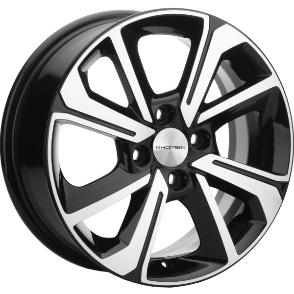 Khomen Wheels 6x15/4x100 ET45 D56,6 KHW1501 (Nexia) Black-FP