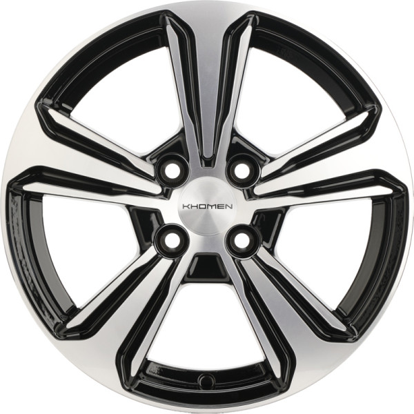 Khomen Wheels 6x15/4x100 ET48 D54,1 KHW1502 (Rio/Solaris) Black-FP