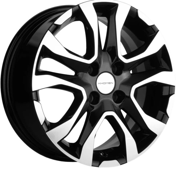 Khomen Wheels 6x15/4x100 ET40 D60,1 KHW1503 (XRay) Black-FP