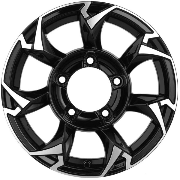 Khomen Wheels 5,5x15/5x139,7 ET5 D108,1 KHW1505 (Jimny) Black-FP