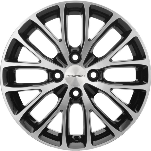 Khomen Wheels 6x15/4x100 ET37 D60,1 KHW1506 (XRay) Black-FP