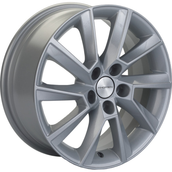 Khomen Wheels 6x15/5x100 ET40 D57,1 KHW1507 (Polo) F-Silver-FP