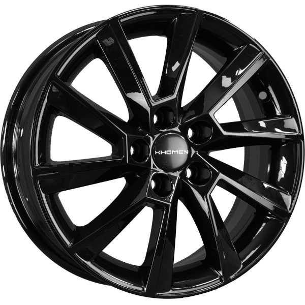 Khomen Wheels 6x15/5x100 ET38 D57,1 KHW1507 (Rapid/Fabia) Black
