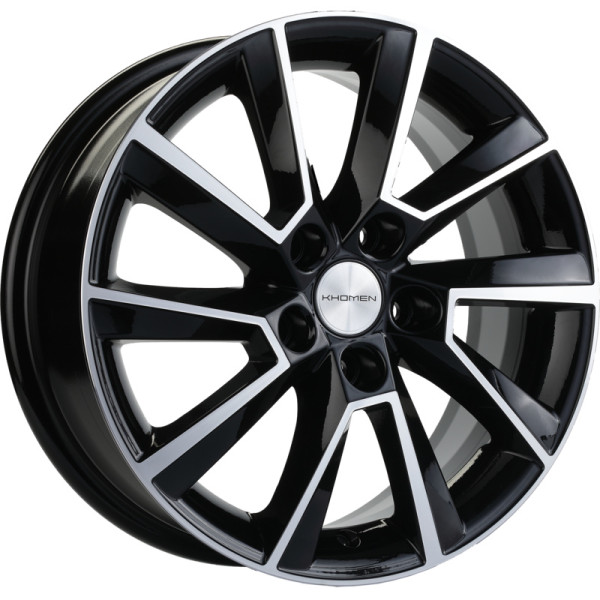 Khomen Wheels 6x15/5x100 ET38 D57,1 KHW1507 (Rapid/Fabia) Black-FP