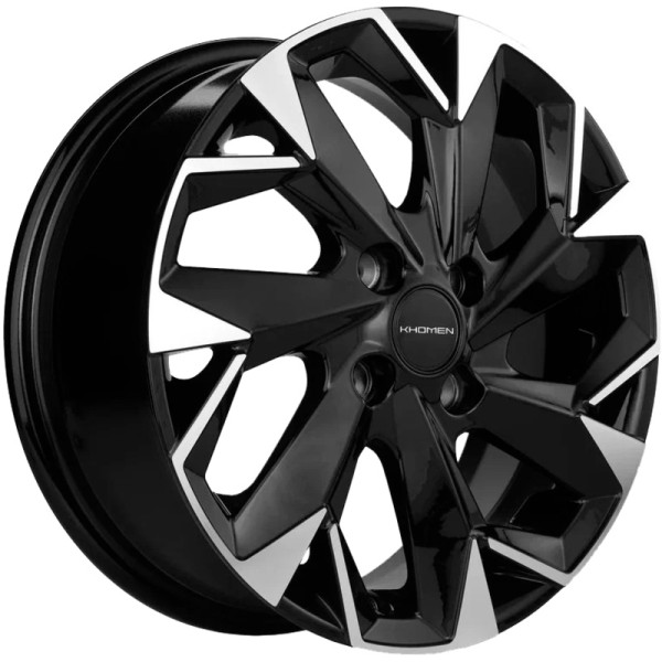 Khomen Wheels 6x15/4x98 ET35 D58,6 KHW1508 (Lada Granta) Black-FP