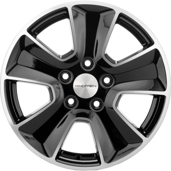 Khomen Wheels 6,5x16/5x114,3 ET50 D66,1 KHW1601 (Renault/Nissan) Black-FP