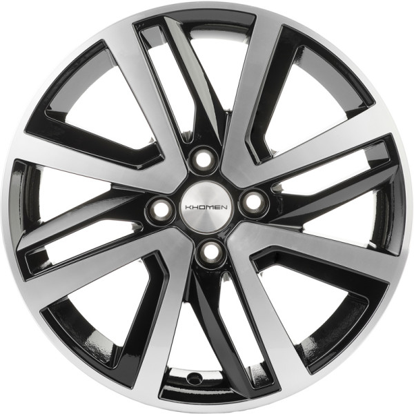 Khomen Wheels 6x16/4x100 ET50 D60,1 KHW1609 (Vesta/Largus) Black-FP