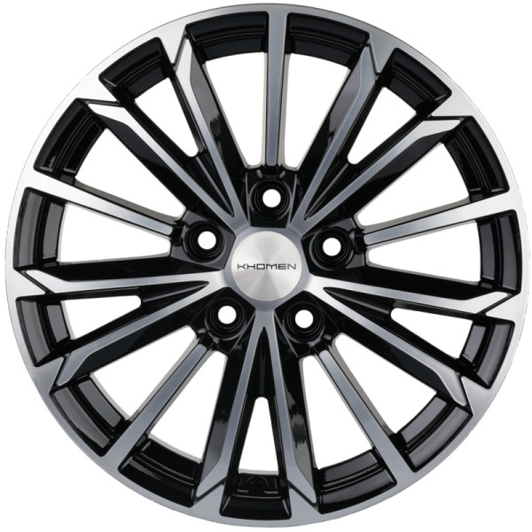 Khomen Wheels 6,5x16/5x114,3 ET45 D67,1 KHW1611 (Huyndai/Mazda) Black-FP