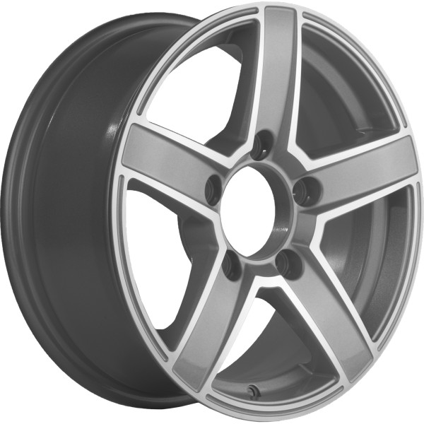 Khomen Wheels 6,5x16/5x139,7 ET35 D98,5 KHW1614 (Niva 4x4 Bronto) F-Silver-FP