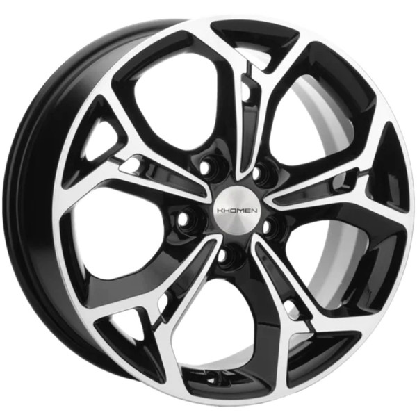 Khomen Wheels 7x17/5x114,3 ET37 D66,5 KHW1702 (Jolion) Black-FP