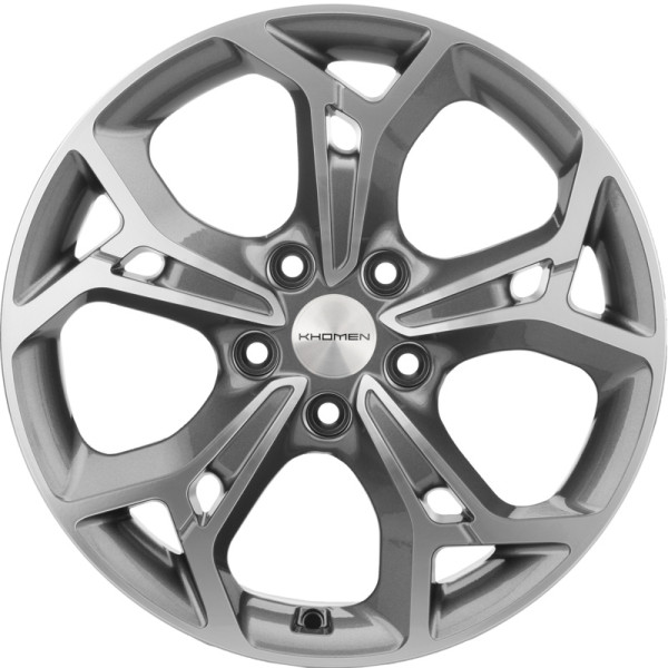 Khomen Wheels 7x17/5x114,3 ET40 D66,1 KHW1702 (Qashqai) Gray-FP