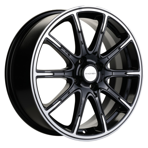 Khomen Wheels 6,5x17/4x100 ET50 D60,1 KHW1707 (Lada Vesta) Black-FP