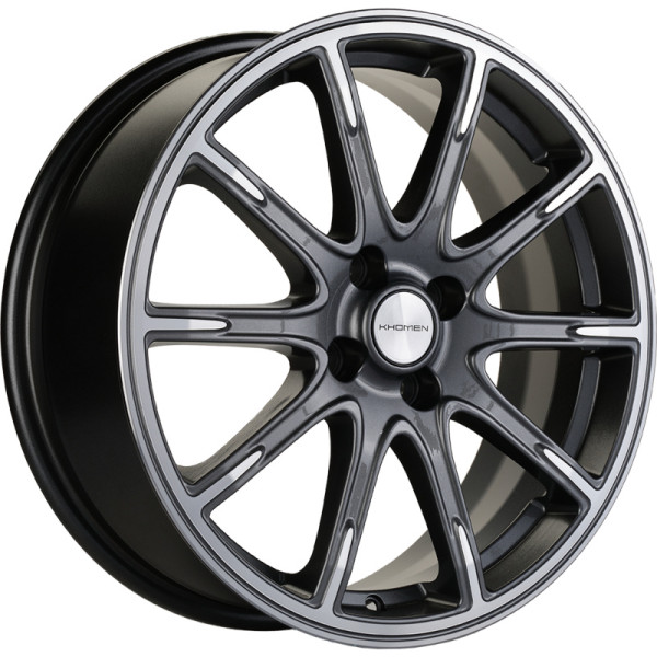 Khomen Wheels 6,5x17/4x100 ET43 D60,1 KHW1707 (Lada Vesta Cross) Gray-FP