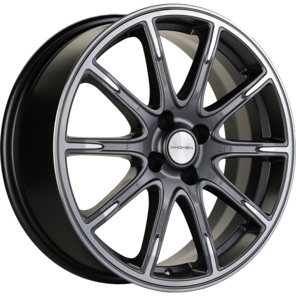 Khomen Wheels 6,5x17/4x100 ET50 D60,1 KHW1707 (Lada Vesta) Gray-FP