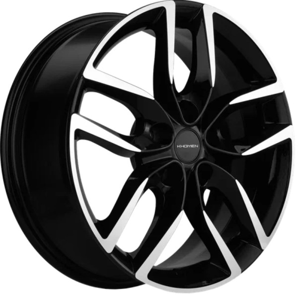 Khomen Wheels 6,5x17/5x114,3 ET45 D54,1 KHW1708 (Geely Coolray) Black-FP
