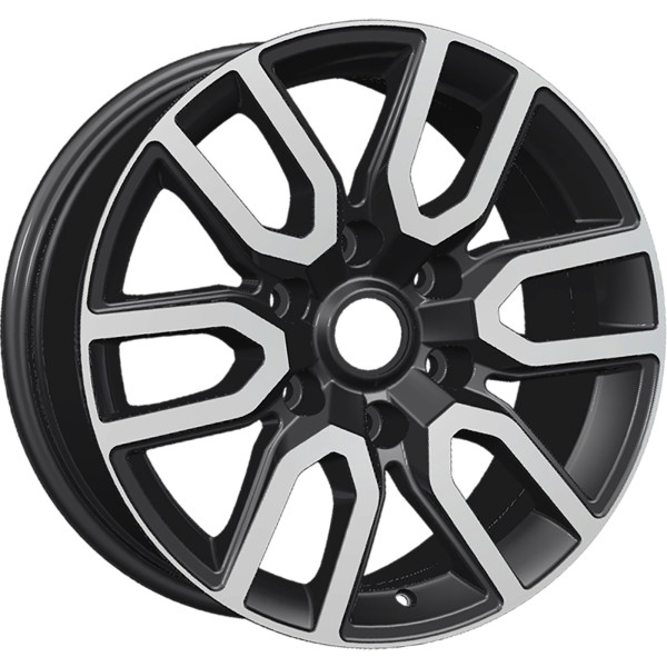 Khomen Wheels 8x17/6x139,7 ET45 D93,1 KHW1723 (Mazda BT50) Black-FP