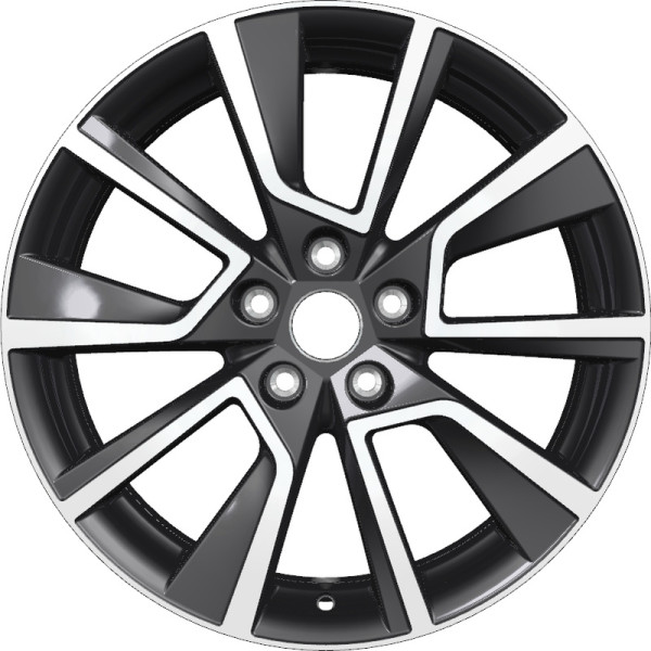 Khomen Wheels 7x18/5x114,3 ET40 D66,5 KHW1802 (Haval H6) Black-FP