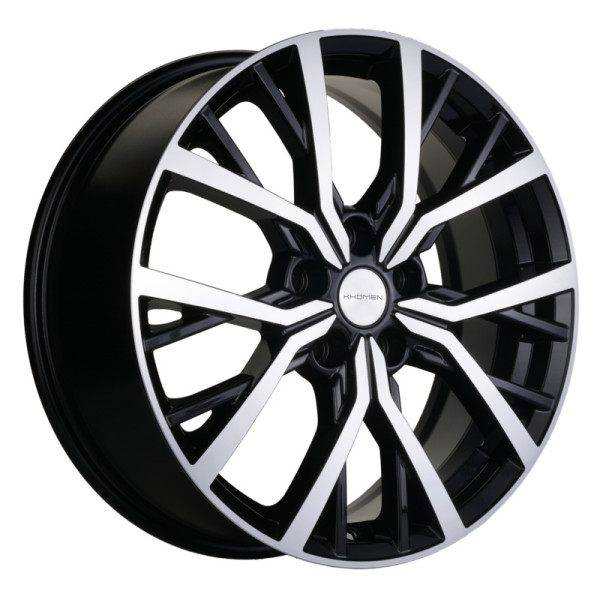Khomen Wheels 7x18/5x114,3 ET45 D66,1 KHW1806 (Teana/X-trail/Juke) Black-FP