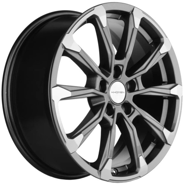 Khomen Wheels 7,5x18/5x108 ET46 D63,4 KHW1808 (Tugella/Jaguar XF/F-Pace) Gray-FP