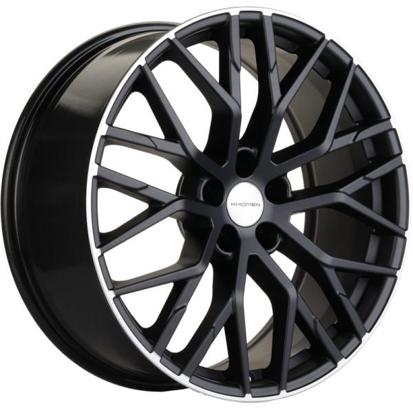 Khomen Wheels 8,5x20/5x112 ET20 D66,5 KHW2005 (Q8) Black matt MR (под ORG)