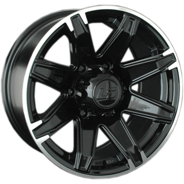LS 8x16/6x139,7 ET10 D110,5 763 BKL (конус, Колпак+лого)