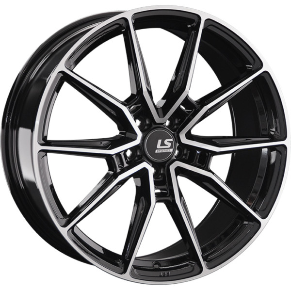 LS FlowForming 9,5x20/5x114,3 ET45 D72,6 RC58 BKF (конус)